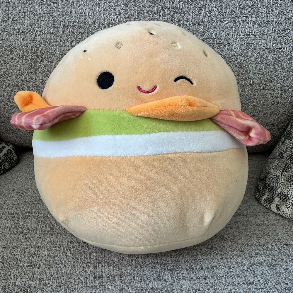Original Squishmallows Geronimo Bagel Breakfast Squad 8" Plush Stuffed Animal